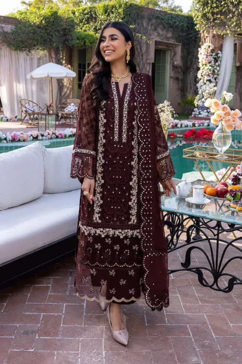 Exotic Galore – Embroidered 3pcs – Azure Eid Festive Collection’22 – AZURE - Patel Brothers NX