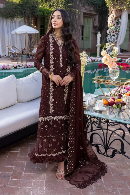 Exotic Galore – Embroidered 3pcs – Azure Eid Festive Collection’22 – AZURE - Patel Brothers NX 3