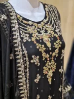 Agha Noor 3pc Chiffon Embroidered Suit ’23 | S104 - Patel Brothers NX 10