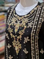Agha Noor 3pc Chiffon Embroidered Suit ’23 | S104 - Patel Brothers NX 13