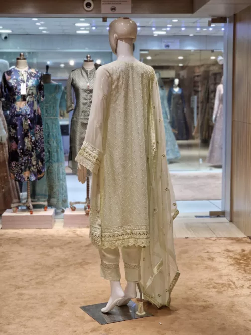 Agha Noor 3pc Chiffon Embroidered Suit ’23 | S110 - Patel Brothers NX 3