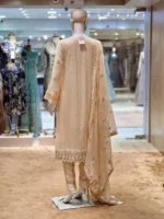 Agha Noor 3pc Chiffon Embroidered Suit ’23 | S108 - Patel Brothers NX 10