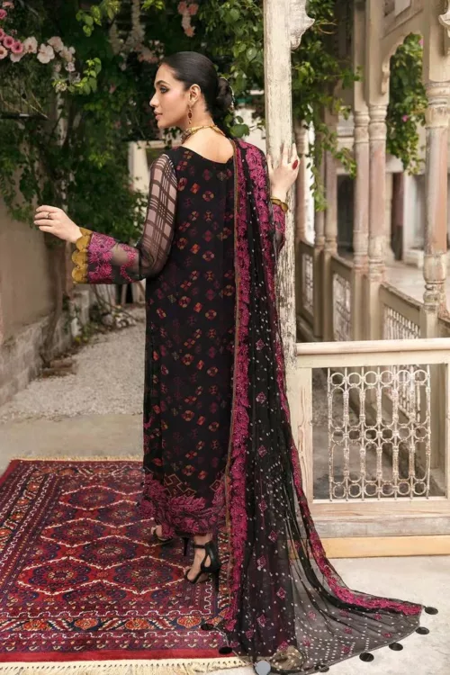 Charizma Unstitched Embroidered Chiffon Collection VSL22-16 - Patel Brothers NX 2