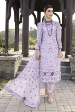 Check-Lawn Fabric with Embroidered Qos-e-Qaza (Spring Edition’23) RJ09 - Patel Brothers NX 6