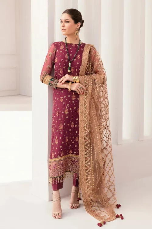 Baroque Chantelle Luxury Embroidered Silk | CH11-04 - Patel Brothers NX 15