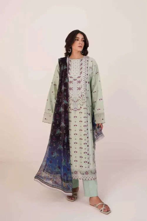 Noor by Saadia Asad Luxury Lawn Collection ’21 | D1-A - Patel Brothers NX 10