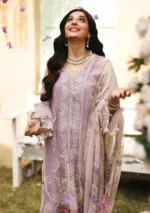 Elaf Festive Luxury Lawn 2022 | 22ELF-8 Lilac - Patel Brothers NX 22