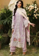 Elaf Festive Luxury Lawn 2022 | 22ELF-8 Lilac - Patel Brothers NX 20