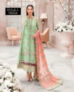 Mehfilen Luxury Unstitched by Xenia Formals | CYRA XFU-22-399 - Patel Brothers NX 11