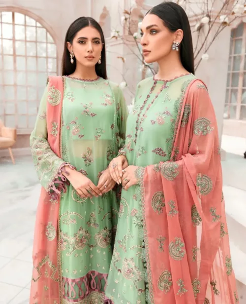 Mehfilen Luxury Unstitched by Xenia Formals | CYRA XFU-22-399 - Patel Brothers NX 4