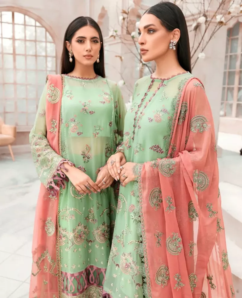 Mehfilen Luxury Unstitched by Xenia Formals | CYRA XFU-22-399 - Patel Brothers NX 6