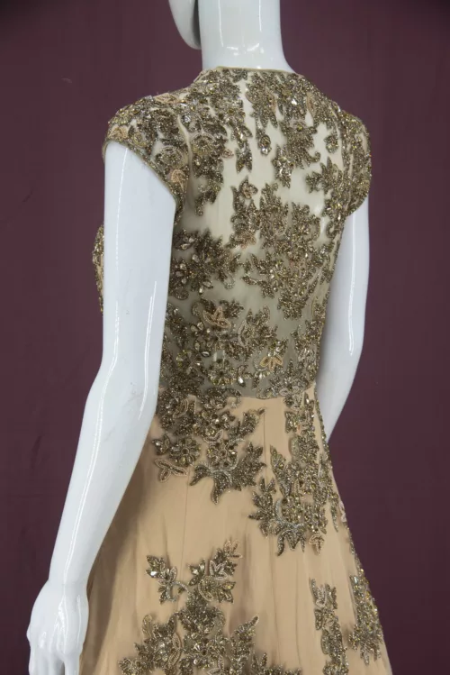 Heavy Handwork Western Style Bridal Gown | BRD546 - Patel Brothers NX 2