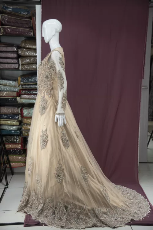 Heavy Handwork Western Style Tale Bridal Gown | BRD553 - Patel Brothers NX 4