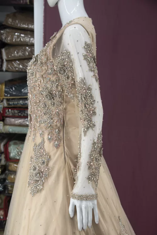 Heavy Handwork Western Style Tale Bridal Gown | BRD553 - Patel Brothers NX 2