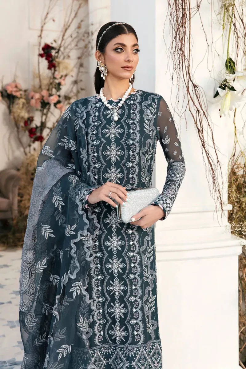 Nureh Elanora Embroidered Embellished Luxury Collection | NEL-19 - Patel Brothers NX 7