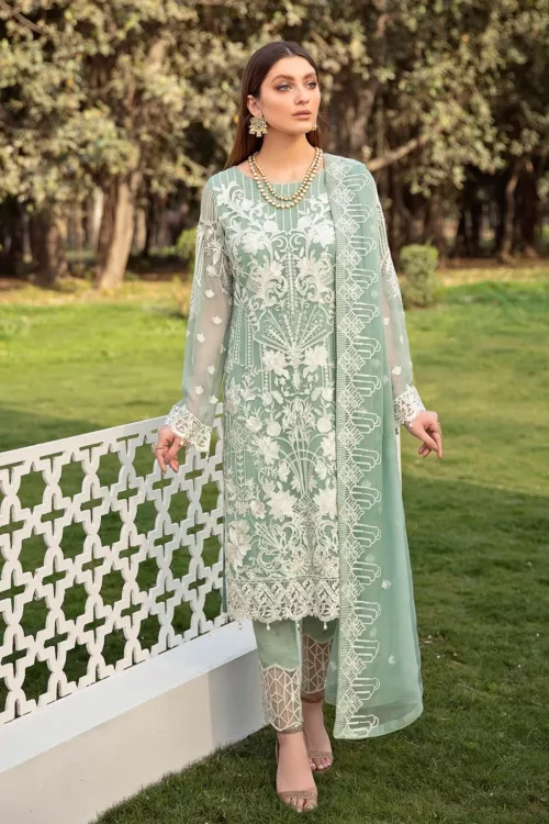 Charizma Unstitched Embroidered Chiffon Collection VSL22-13 - Patel Brothers NX 9
