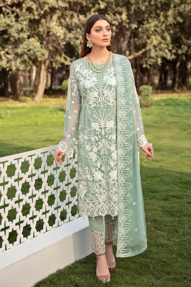 Ramsha Luxury Chiffon Handwork | F-2003 - Patel Brothers NX 3