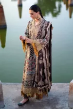 Sana Safinaz Winter Luxury Collection ’22 -S221-001B-CL - Patel Brothers NX 19