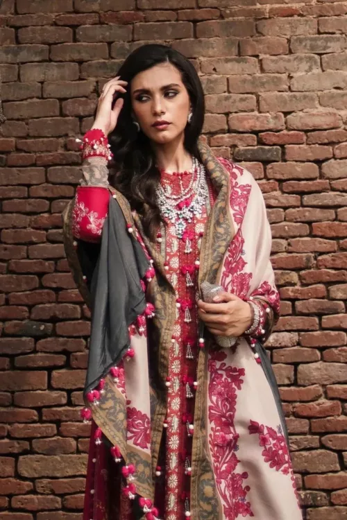 Sana Safinaz Winter Luxury Collection ’22 -S221-003A-CP - Patel Brothers NX 4