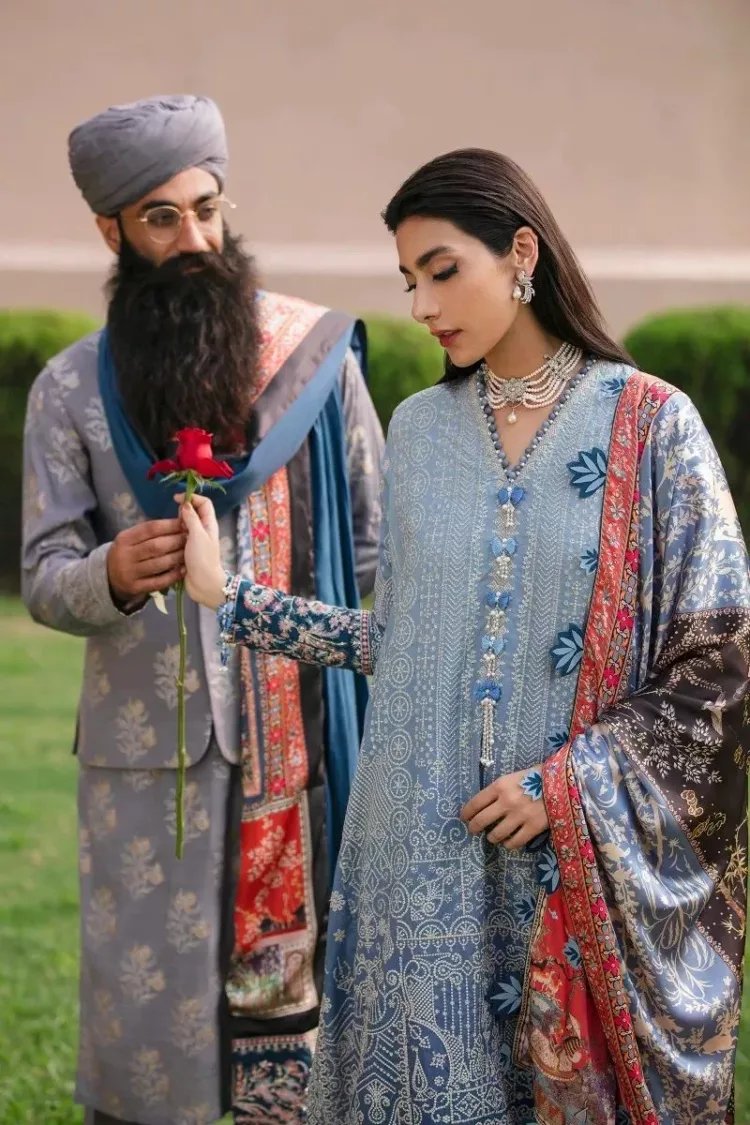 Sana Safinaz Winter Luxury Collection ’22 -S221-004A-CP - Patel Brothers NX 4