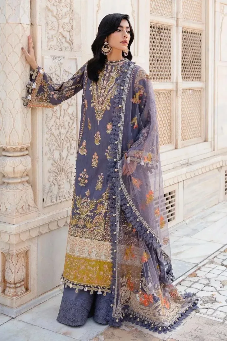 Sana Safinaz Winter Luxury Collection ’22 -S221-005B-CT - Patel Brothers NX 3