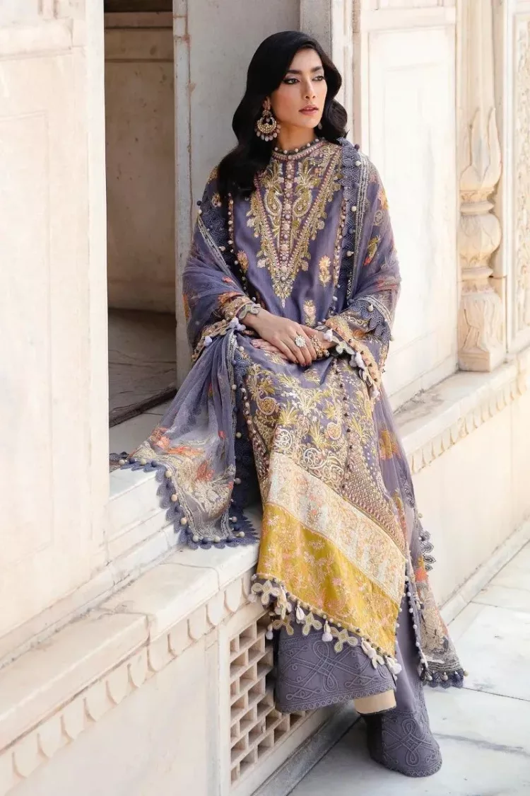 Sana Safinaz Winter Luxury Collection ’22 -S221-005B-CT - Patel Brothers NX 8