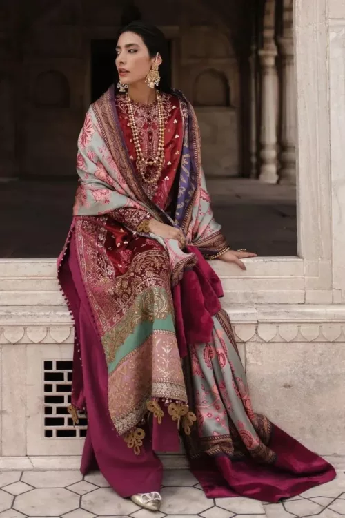 Sana Safinaz Winter Luxury Collection ’22 -V221-007-CL - Patel Brothers NX 4
