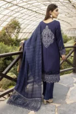 Self Jacquard Fabric with Embroidered Qos-e-Qaza (Spring Edition’23) RJ05 - Patel Brothers NX 7