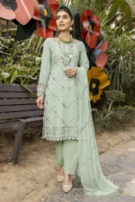 Slub-Lawn Fabric with Sequin Embroidered Qos-e-Qaza (Spring Edition’23) RJ04 - Patel Brothers NX 11