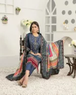 Zora Semi-stitched Collection By Tawakkal D-7376 - Patel Brothers NX 6