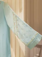 Pure Chiffon Beautiful Embroidered Shirt And Pants S106374 - Patel Brothers NX 9
