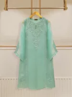 Two Piece Pure Organza Shirt With Dupatta S106613 - Patel Brothers NX 13