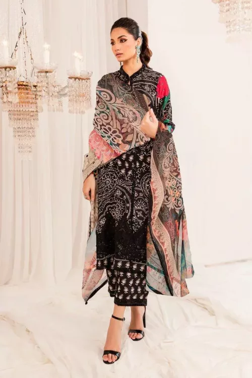 Charizma Unstitched Silk Fall Collection | CTW-06 - Patel Brothers NX 13