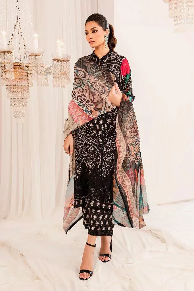 Charizma Unstitched Silk Fall Collection | CTW-05 - Patel Brothers NX 3