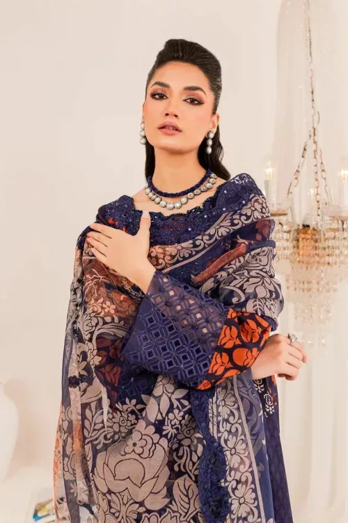 Charizma Unstitched Silk Fall Collection | CTW-09 - Patel Brothers NX 4