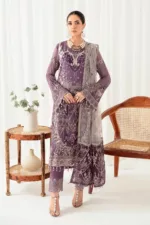 Ramsha Rangoon Chiffon Embroidered Suit | D-1002 - Patel Brothers NX 8
