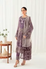 Ramsha Rangoon Chiffon Embroidered Suit | D-1002 - Patel Brothers NX 10