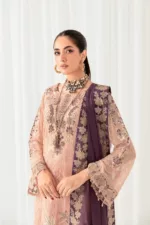 Ramsha Rangoon Chiffon Embroidered Suit | D-1007 - Patel Brothers NX 12