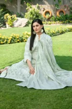 Gulshanara D-2228 Broshia Banarsi Lawn by Tawakkal Fabrics - Patel Brothers NX 8