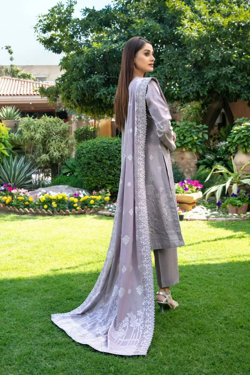 Gulshanara D-2232 Broshia Banarsi Lawn by Tawakkal Fabrics - Patel Brothers NX 5