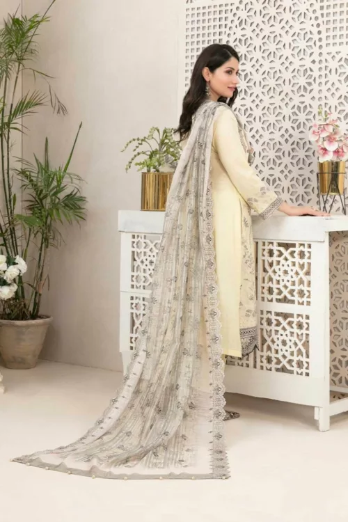 Kaiya D-9174 Semi-Stitched Embroidered Lawn by Tawakkal Fabrics - Patel Brothers NX 2