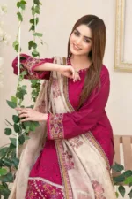 Kaiya D-9176 Semi-Stitched Embroidered Lawn by Tawakkal Fabrics - Patel Brothers NX 7