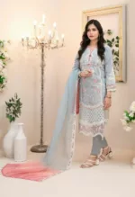 Kaiya D-9178 Semi-Stitched Embroidered Lawn by Tawakkal Fabrics - Patel Brothers NX 6