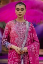 Exclusive Bazaar Embroidered Lawn Suit NS-131 by Nureh - Patel Brothers NX 13