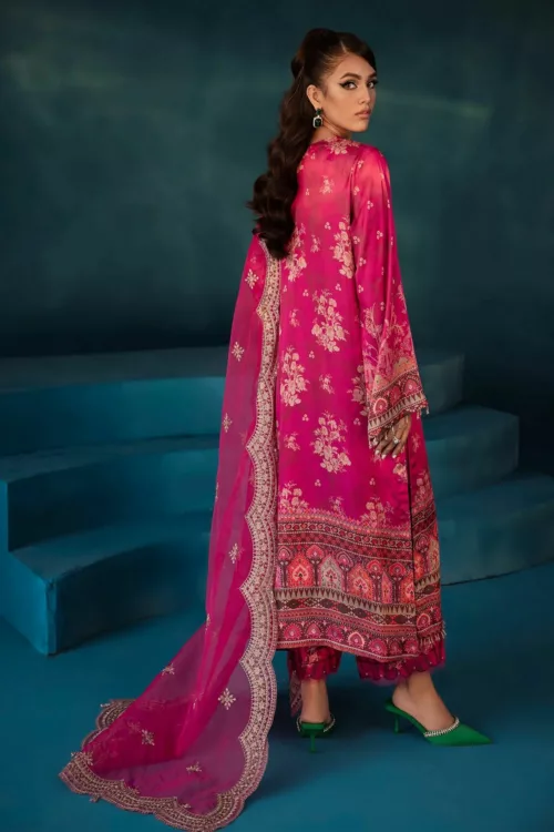 Embroidered Silk Suit S-10 Secretoria by Nureh - Patel Brothers NX 2