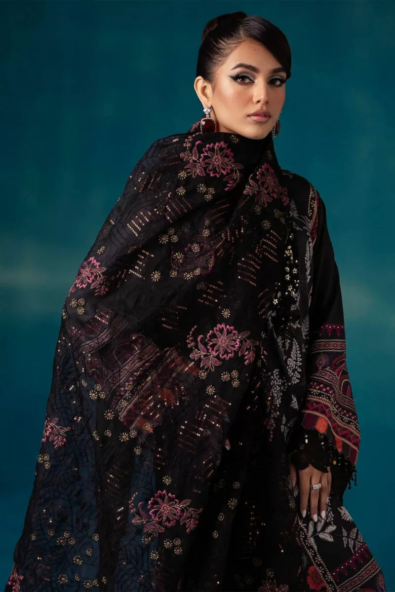 Embroidered Silk Suit S-11 Secretoria by Nureh - Patel Brothers NX 9