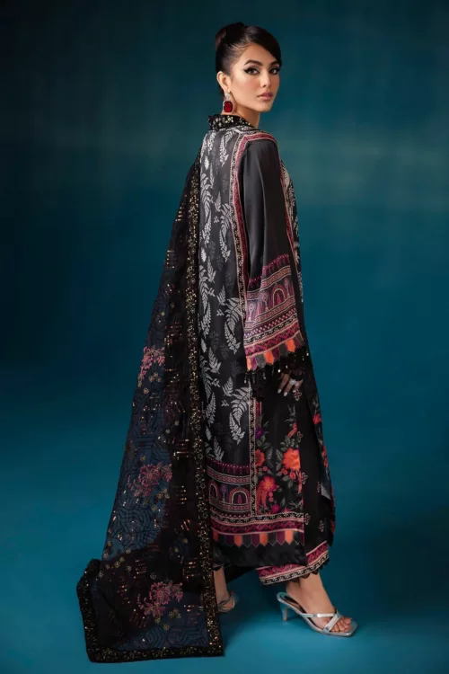 Embroidered Silk Suit S-11 Secretoria by Nureh - Patel Brothers NX 2