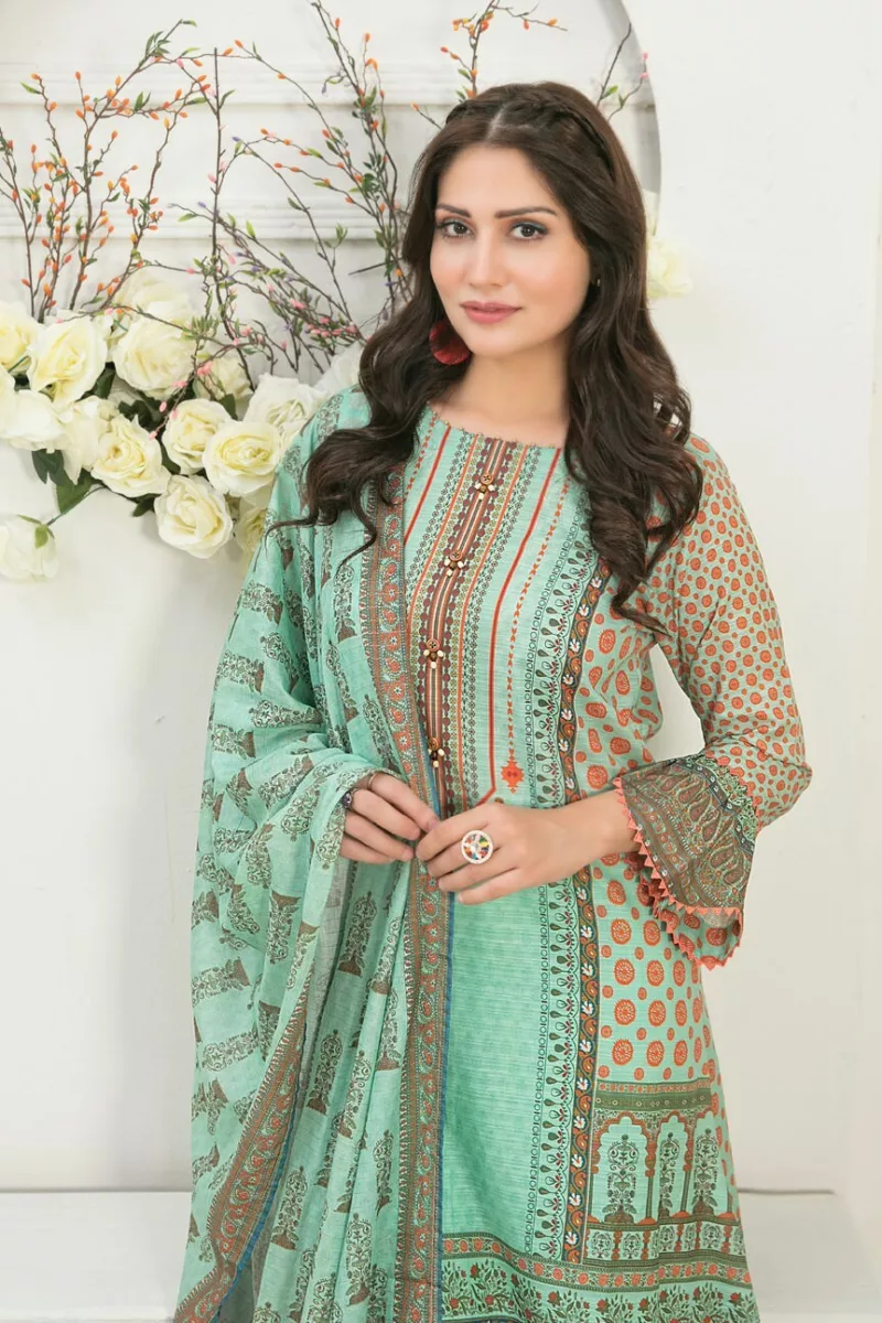 Ismeria D-9384 Slub Lawn by Tawakkal Fabrics - Patel Brothers NX 4