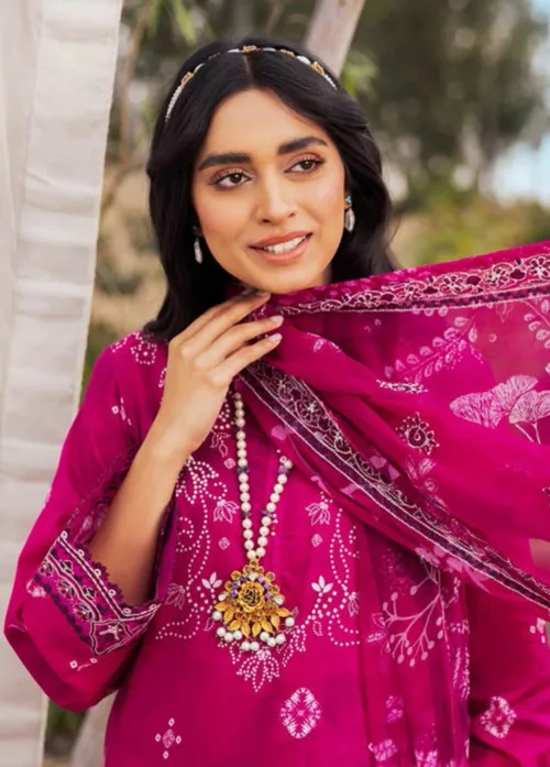 Gardenia NSG-104 Embroidered Lawn by Nureh - Patel Brothers NX 4