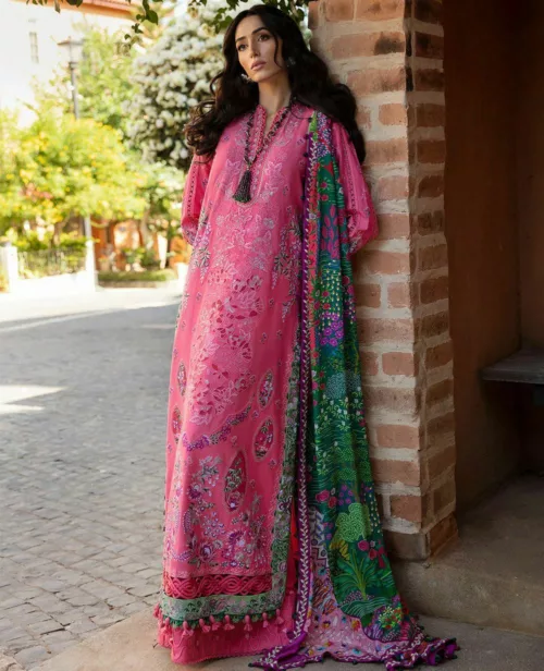 Ilana Luxury Lawn Unstitched By Republic Womens Wear | Clèmence (D1-A) - Patel Brothers NX